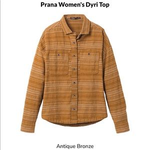 prAna Women's Dyri Top in Antique Bronze Size Medium.